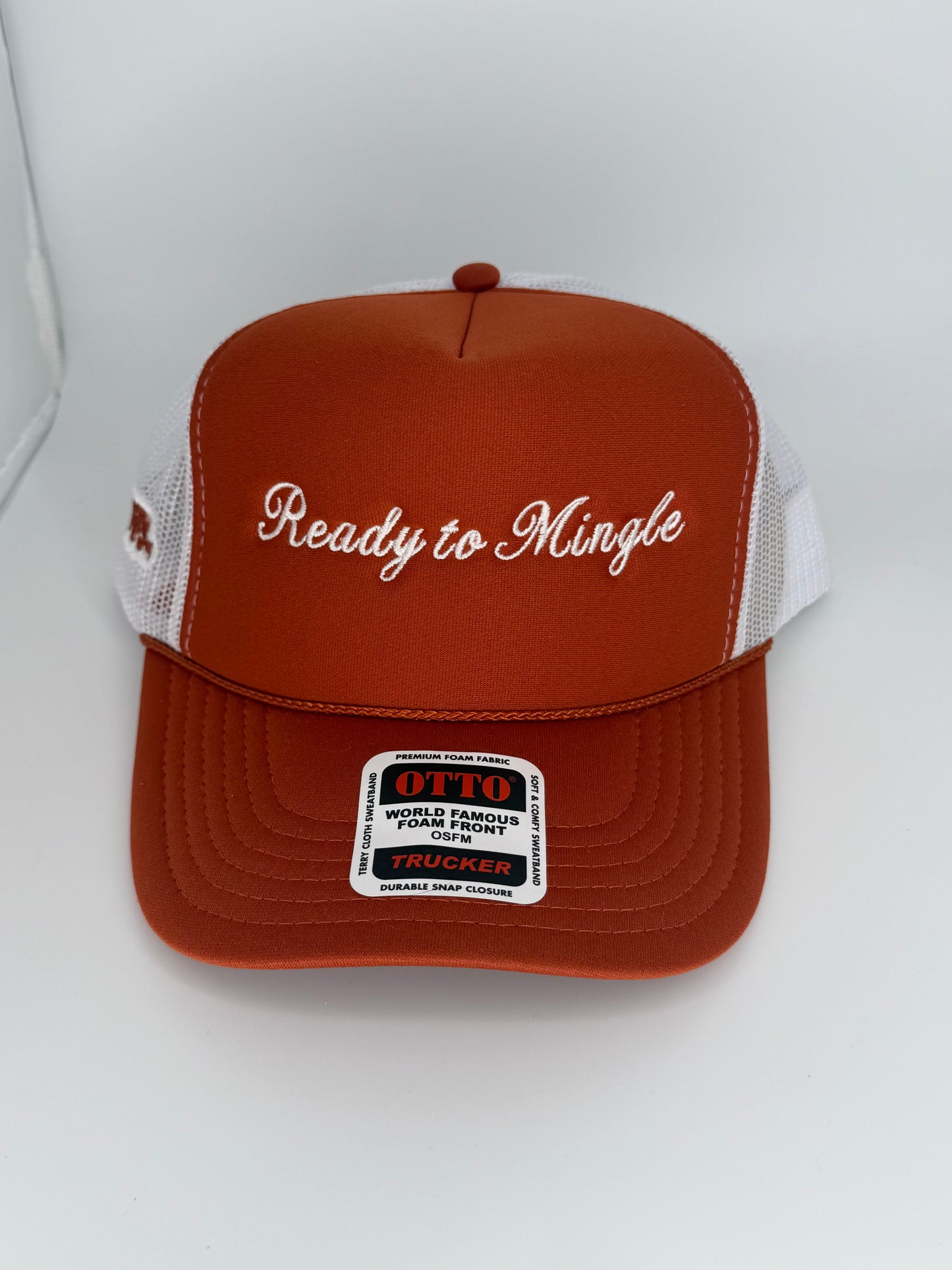 Ready to Mingle - Embroidered Classic Trucker Hat