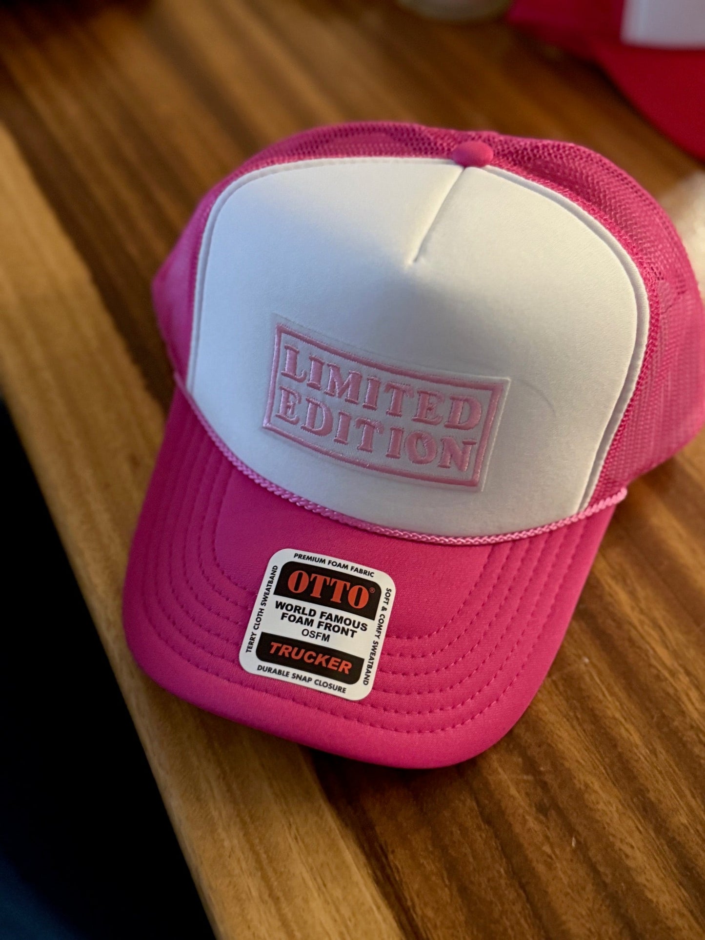 Limited Edition Pink Trucker Cap