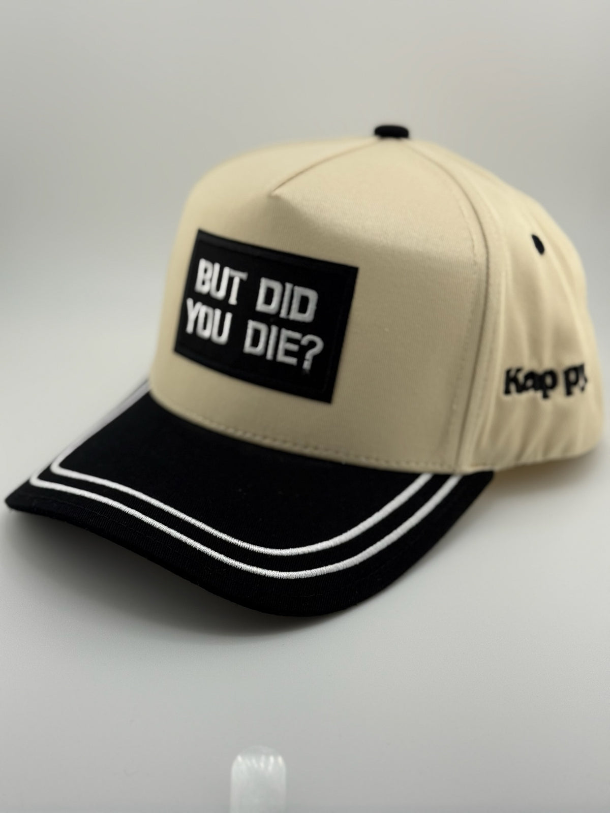 But Did You Die? Linen Trucker Hat