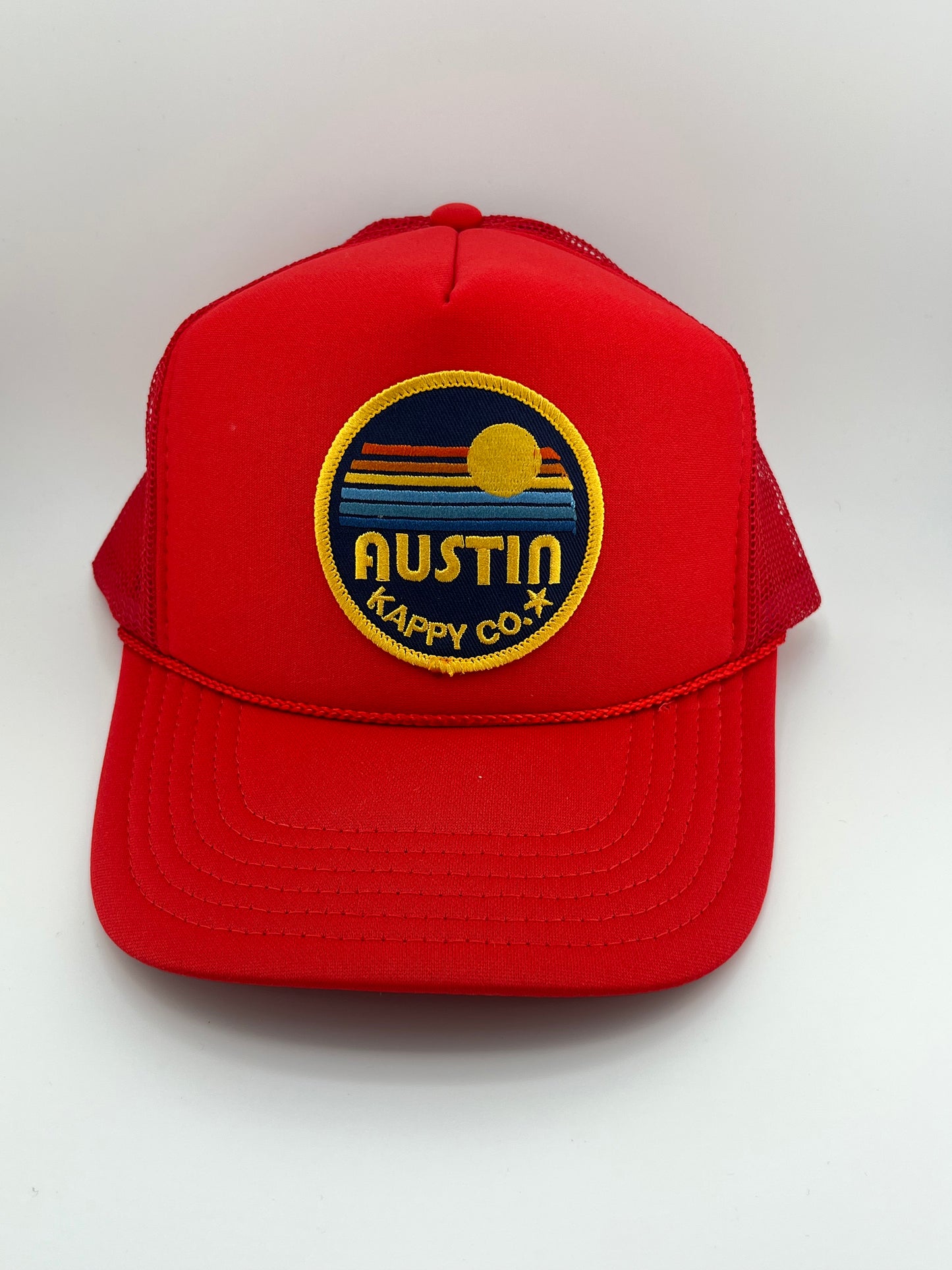 Austin Retro Patch Trucker Hats