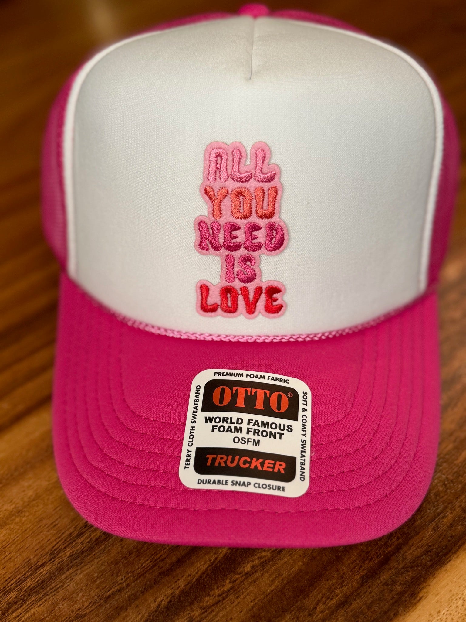 All You Need Is Love Trucker Hat – Kappy Co. - Wear Happy™