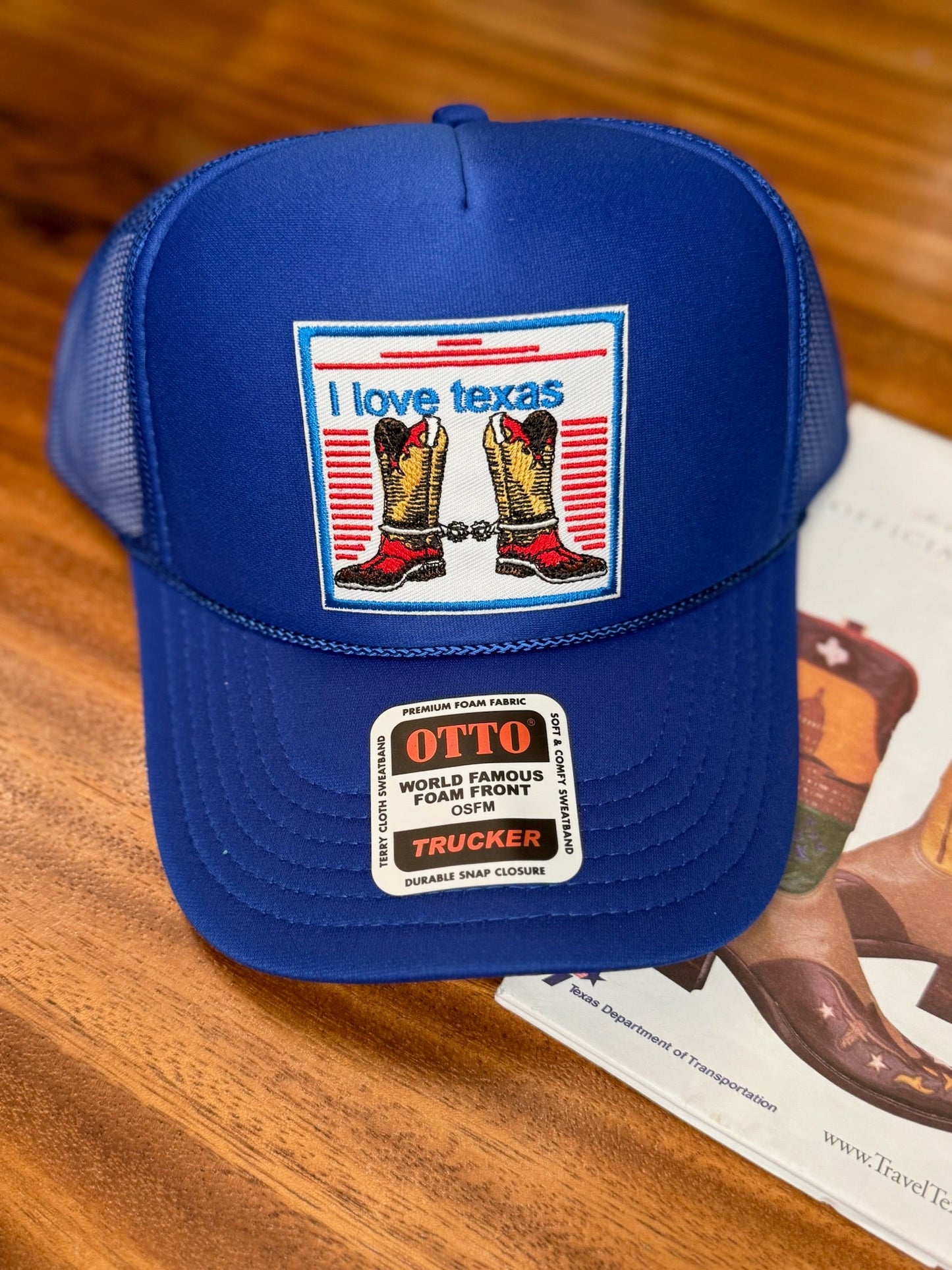I Love Texas (Boots & Spurs) Otto Trucker Hat