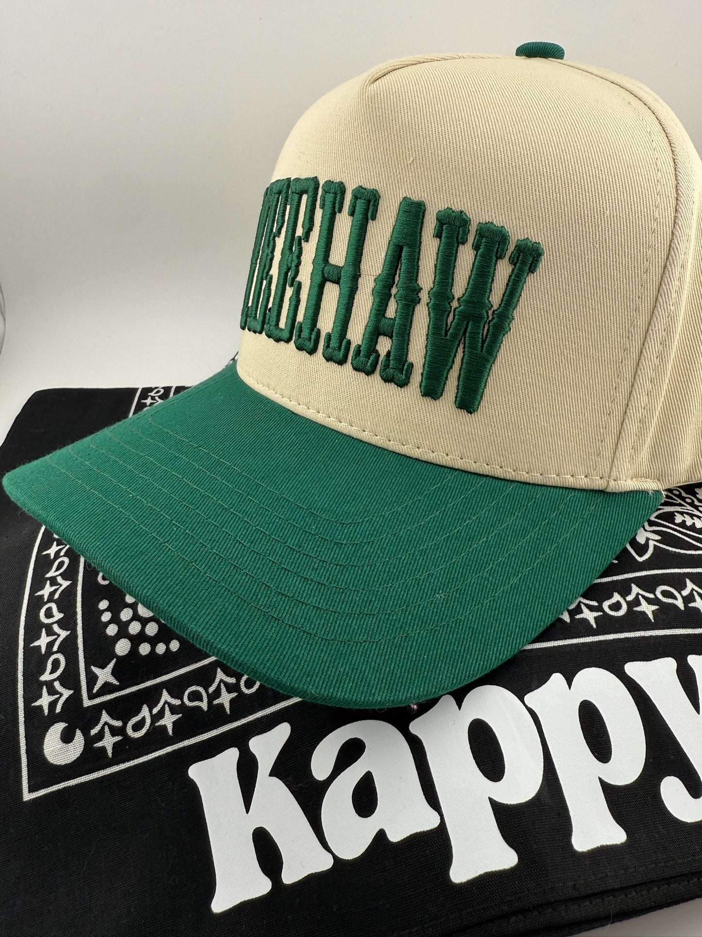 YeeHaw 3D Embroidered Linen Hat