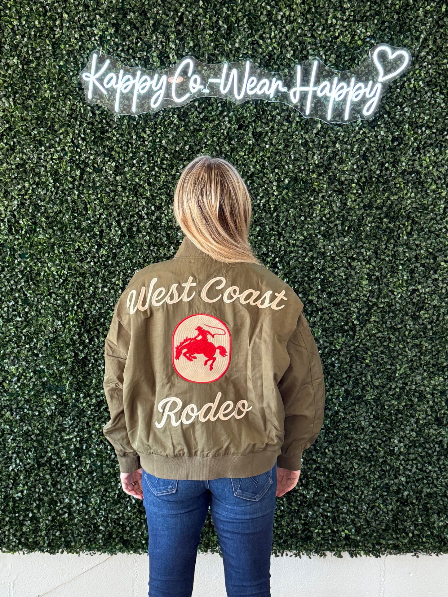 West Coast Rodeo Embroidered Bomber Jacket