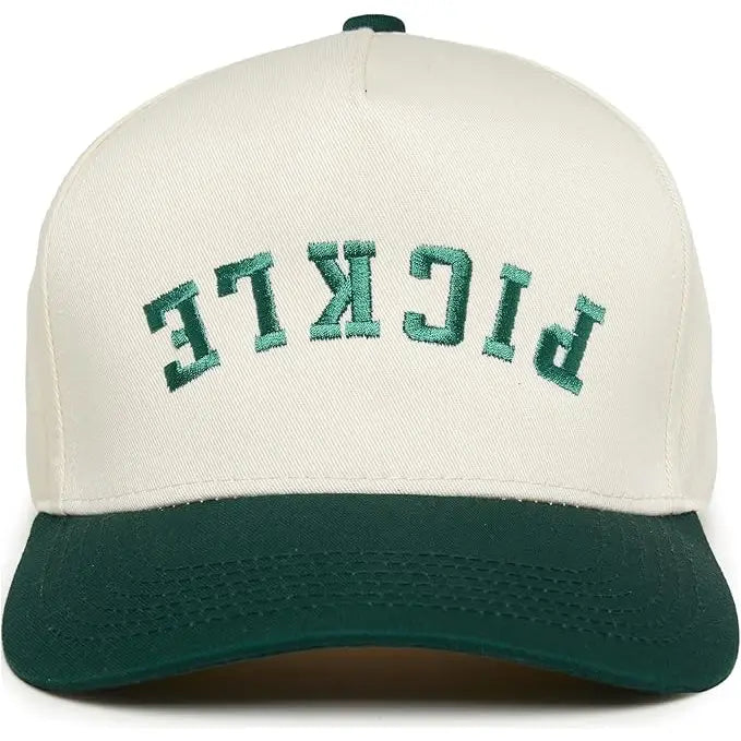 PICKLE Embroidered Linen Trucker Hat