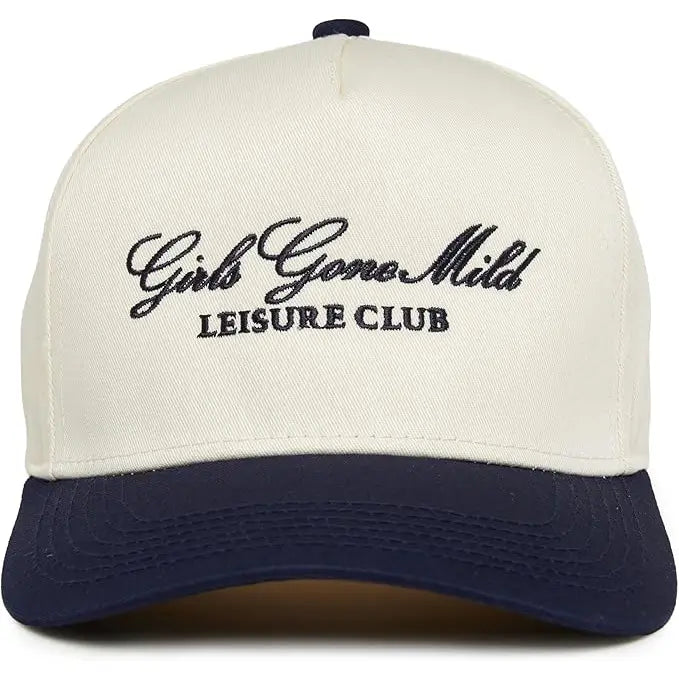 Girls Gone Mild Embroidered Linen Trucker Hat