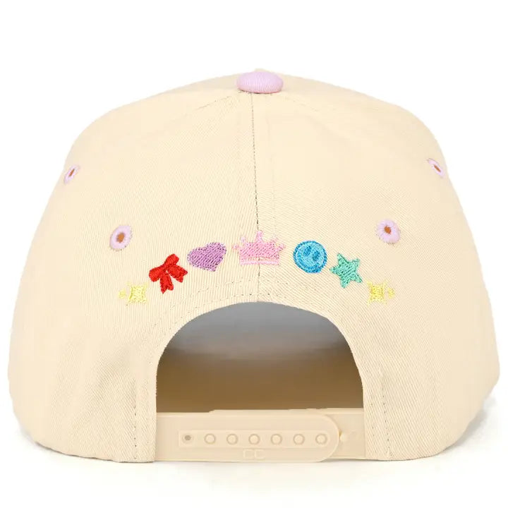 Passenger Princess Two Tone Embroidered Linen Trucker Hat