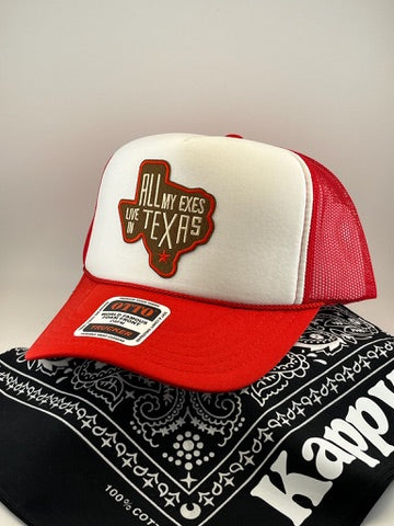 All My Exes Live in Texas – Otto Brand Trucker Hat by Kappy Co