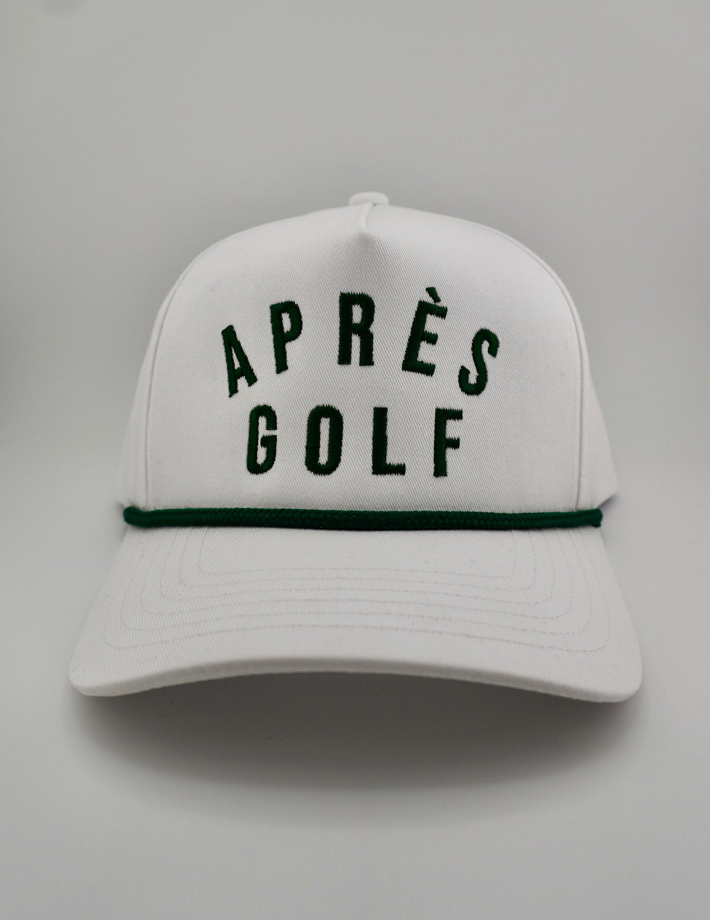 Après Golf Embroidered Linen Trucker Hat