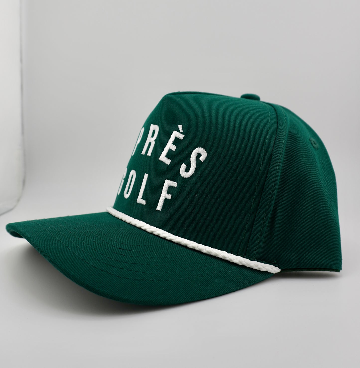 Après Golf Embroidered Linen Trucker Hat