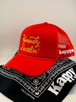 Howdy Darlin' Embroidered Trucker Hat