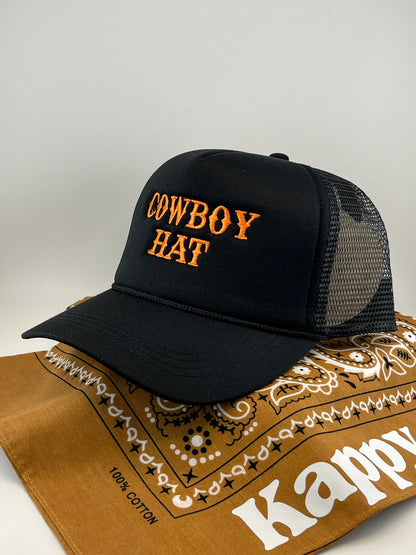 Cowboy Hat Trucker Hat Version