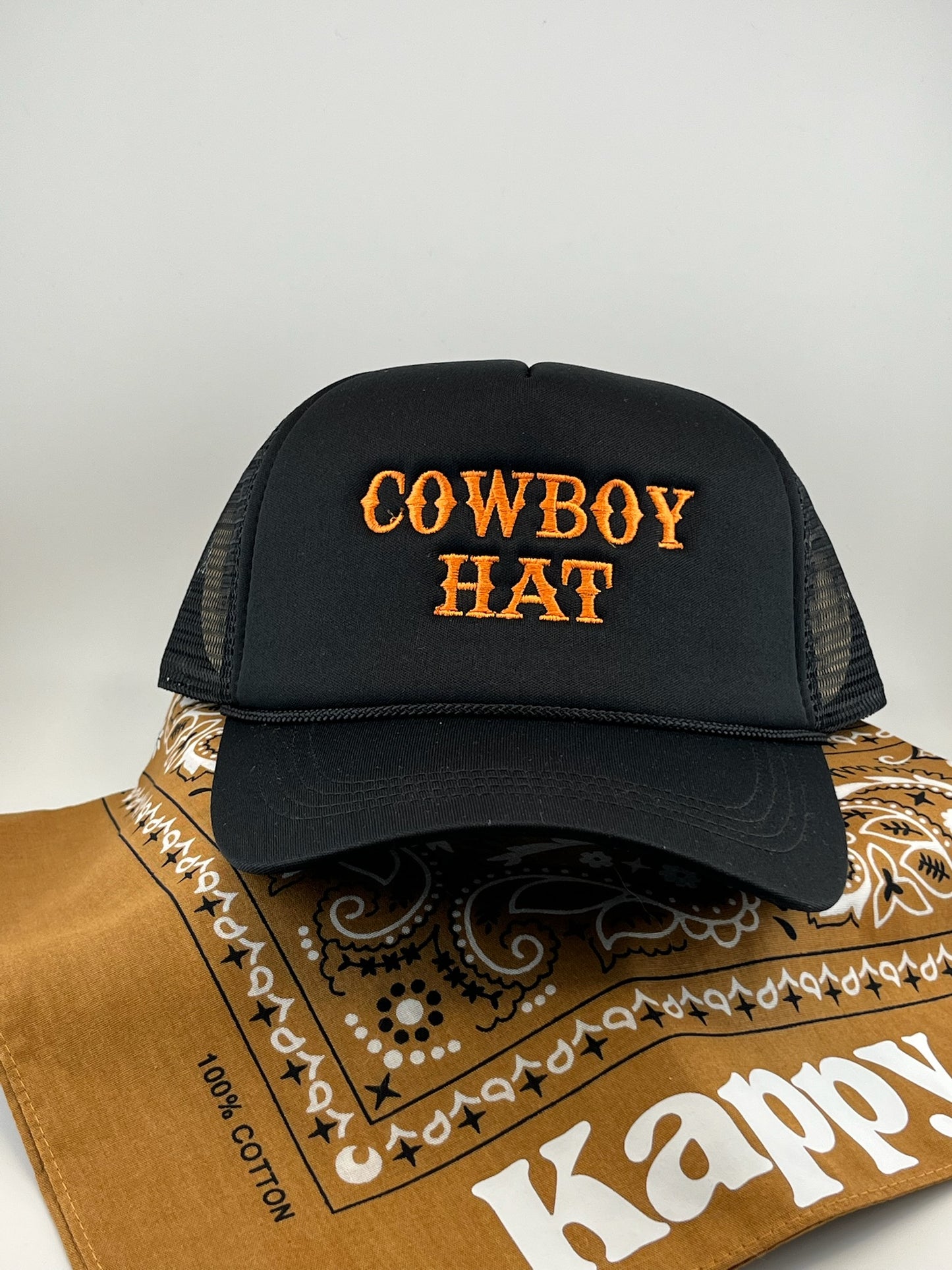 Cowboy Hat Trucker Hat Version