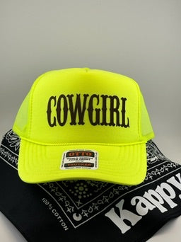 COWGIRL Stamped Trucker Hat
