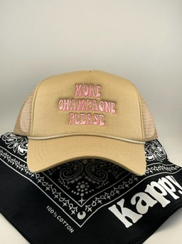 More Champagne Please Trucker Hat