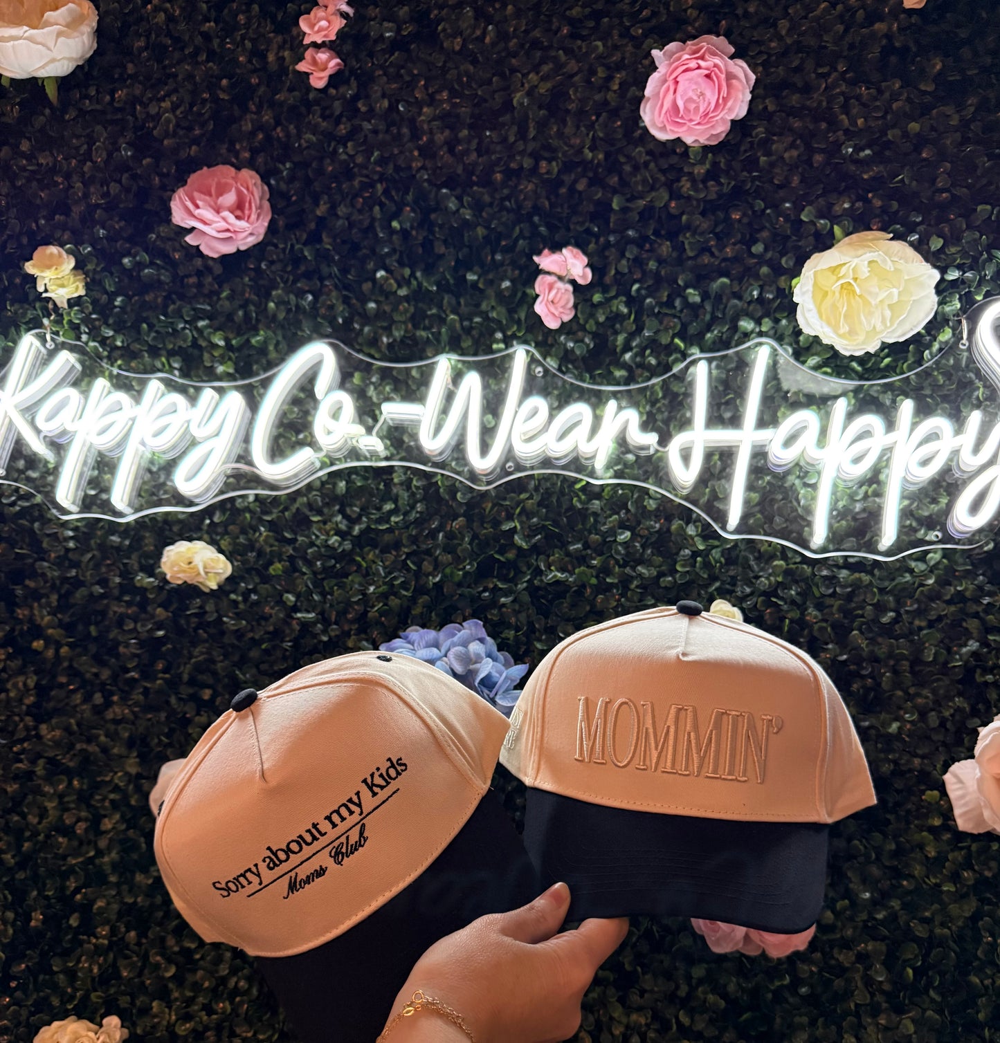 Sorry About My Kids Mom's Club Embroidered Hat