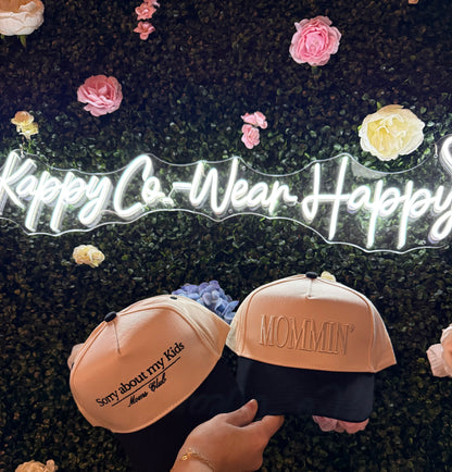 Sorry About My Kids Mom's Club Embroidered Hat