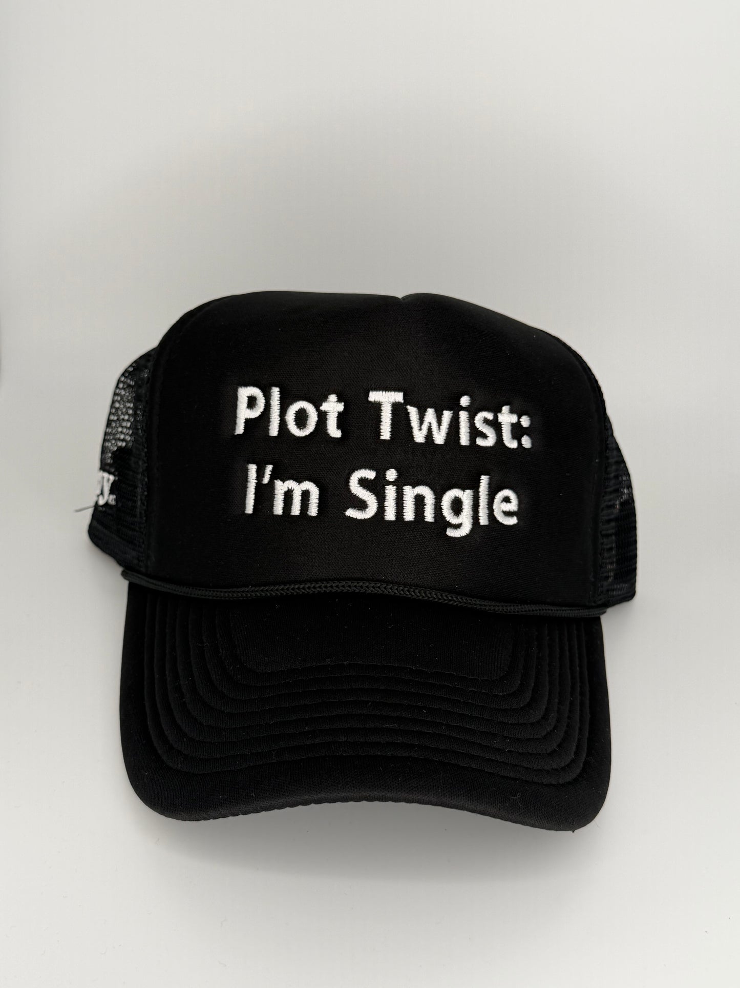 Plot Twist: I'm Single - Embroidered Classic Trucker Hat