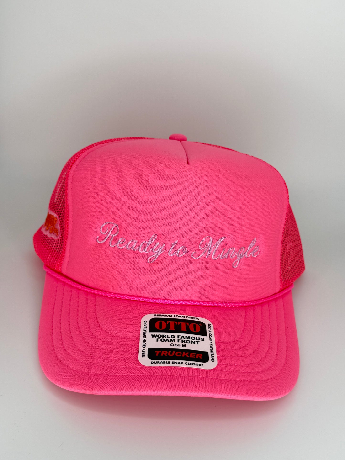 Ready to Mingle - Embroidered Classic Trucker Hat