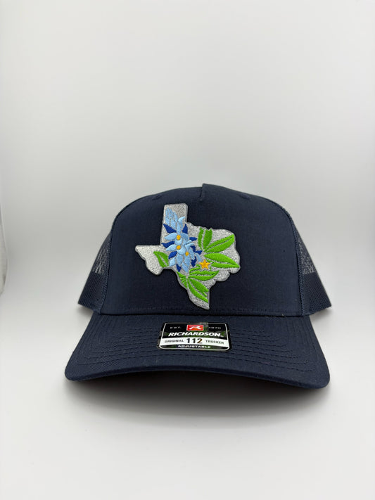 Texas in Bloom Richardson Linen Trucker Hat