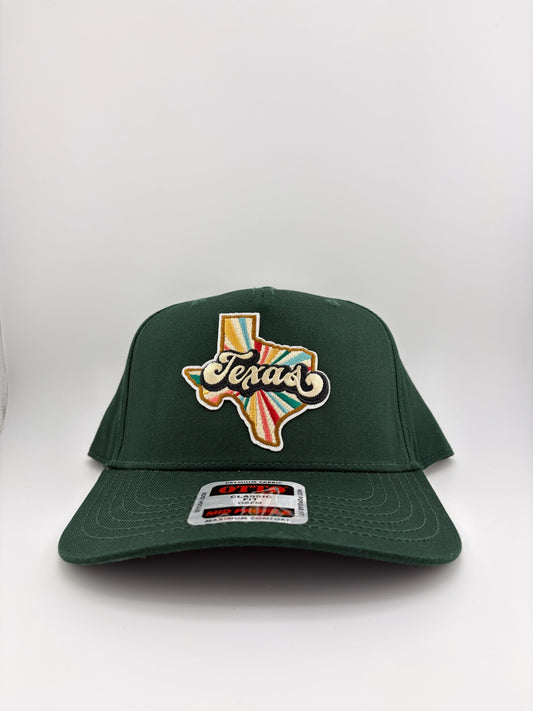 Retro Texas State Linen Trucker Hat