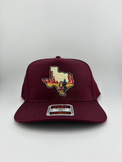 Desert Texas Linen Trucker Hat