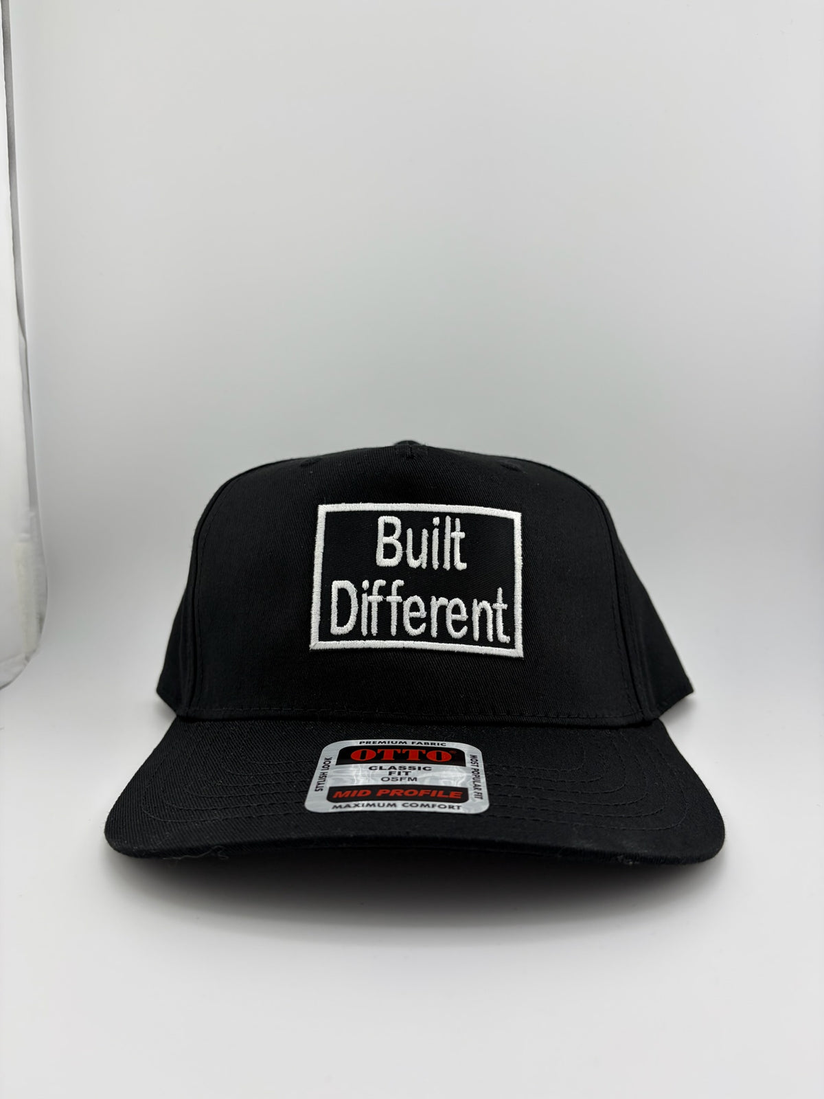 Built Diffrent Linen Trucker Hat