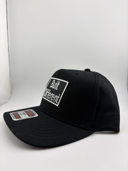 Built Diffrent Linen Trucker Hat