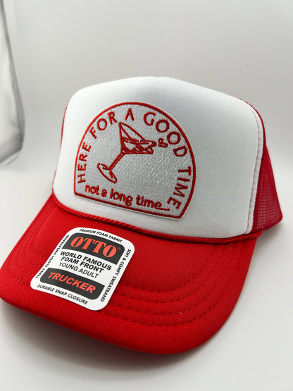 Here For A Good Time Otto Trucker Hat