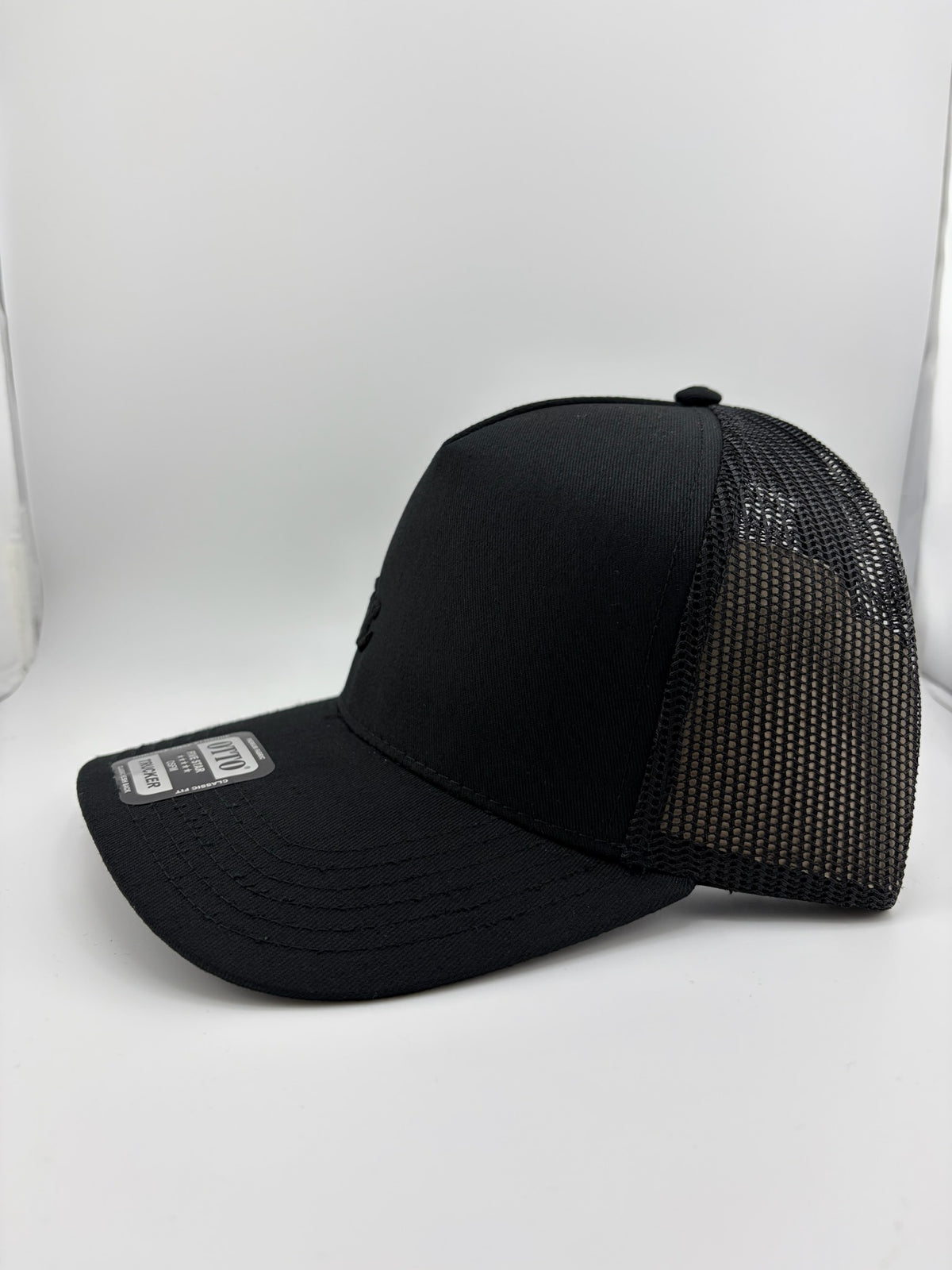 ATX Embroidered 5 Panel Linen Trucker Hat