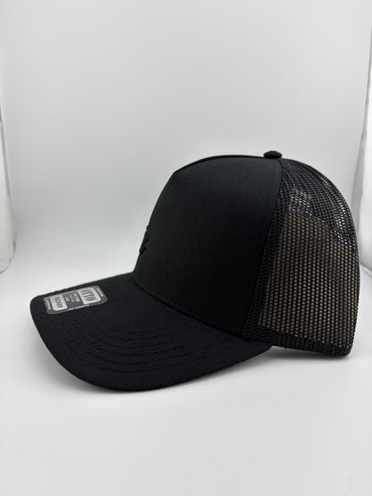ATX Embroidered 5 Panel Linen Trucker Hat