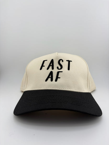Fast AF 5 Panel Linen Trucker Hat