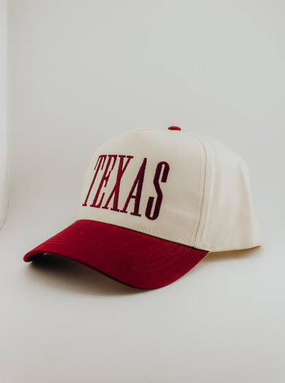 TEXAS Embroidered Linen Hats