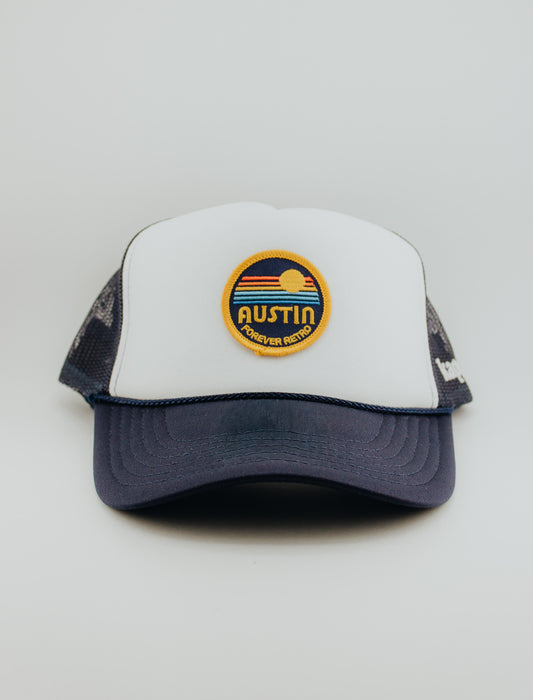 Austin Forever Retro Patched Foam Trucker Hat