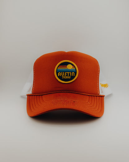 Austin Forever Retro Patched Foam Trucker Hat