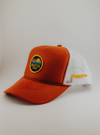 Austin Forever Retro Patched Foam Trucker Hat