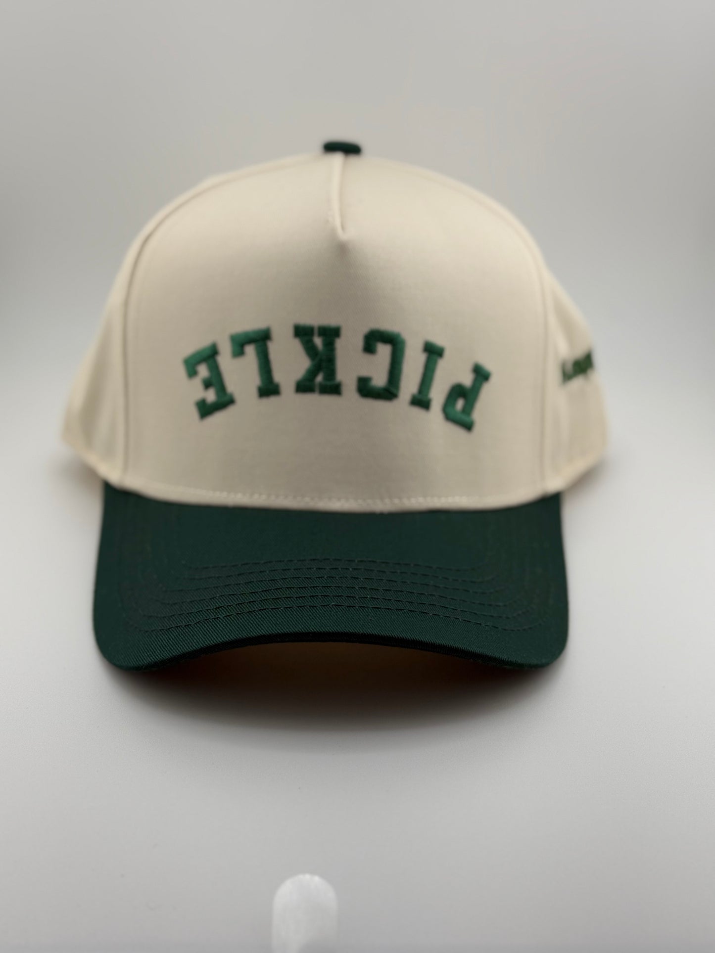 PICKLE Embroidered Linen Trucker Hat