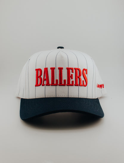 Ballers 3D Embroidered Linen Trucker Hat