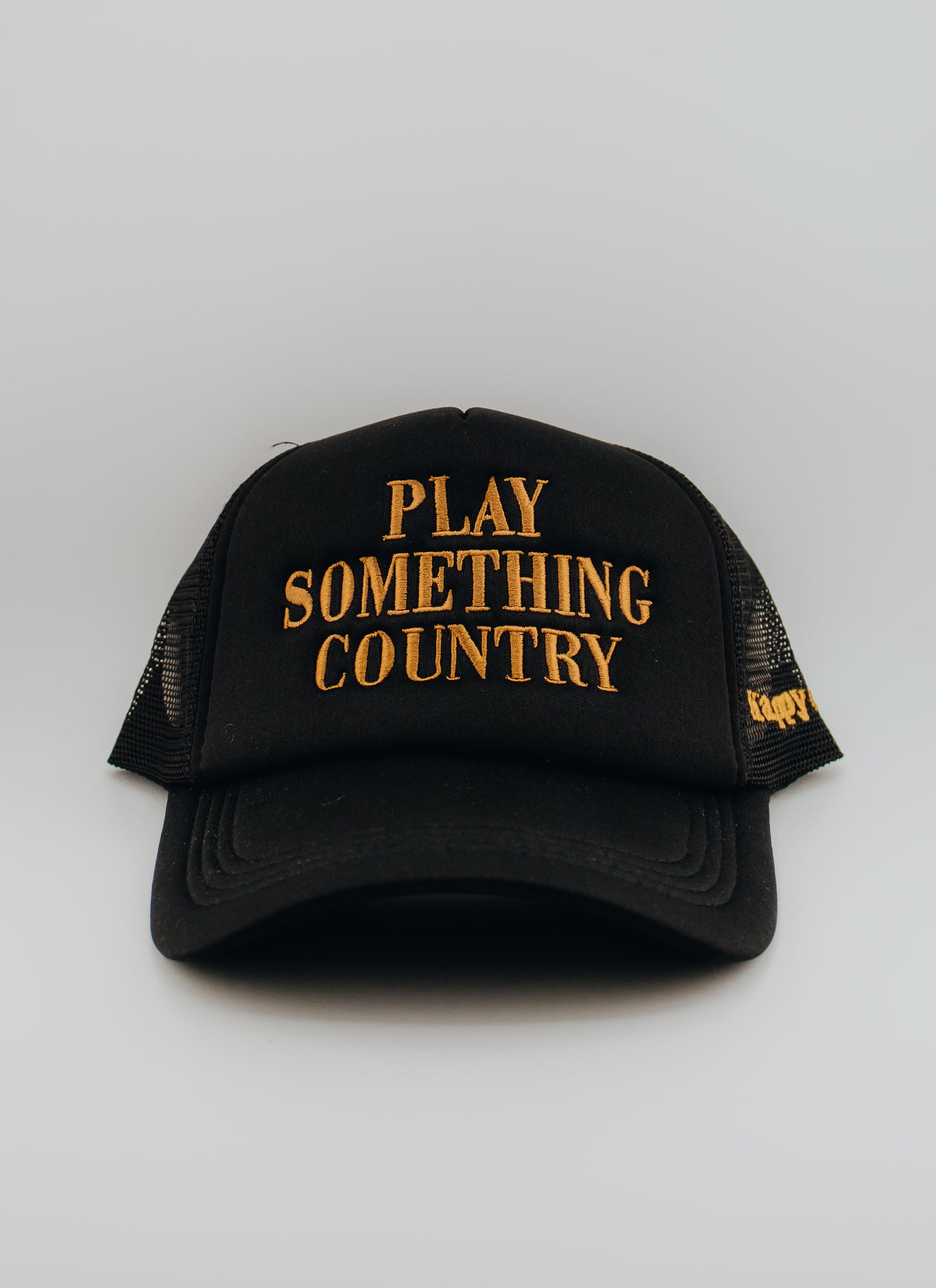 Play Something Country Embroidered Trucker Hat