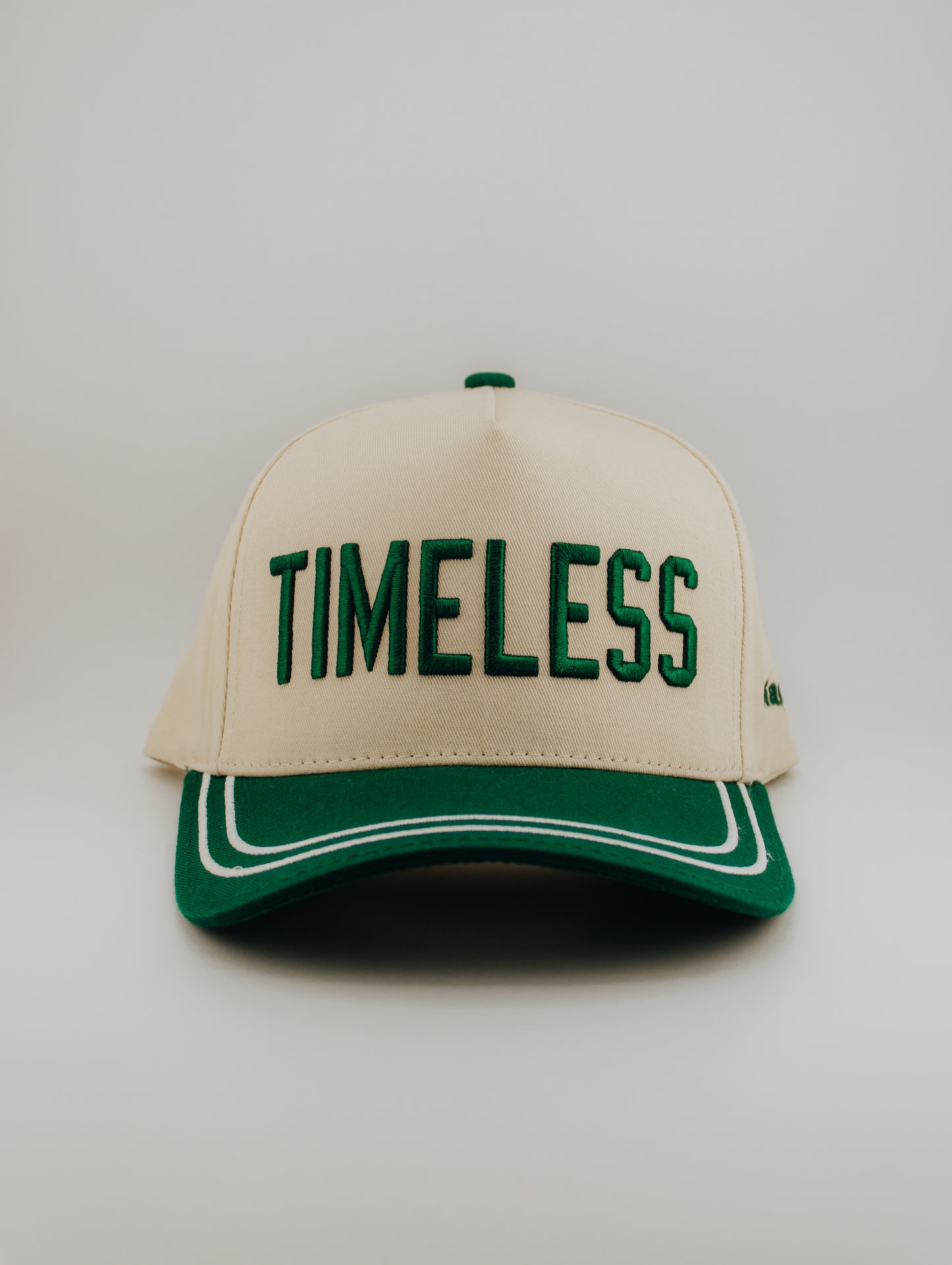 Timeless 3D Embroidered Linen Trucker Hat