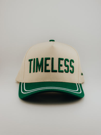 Timeless 3D Embroidered Linen Trucker Hat