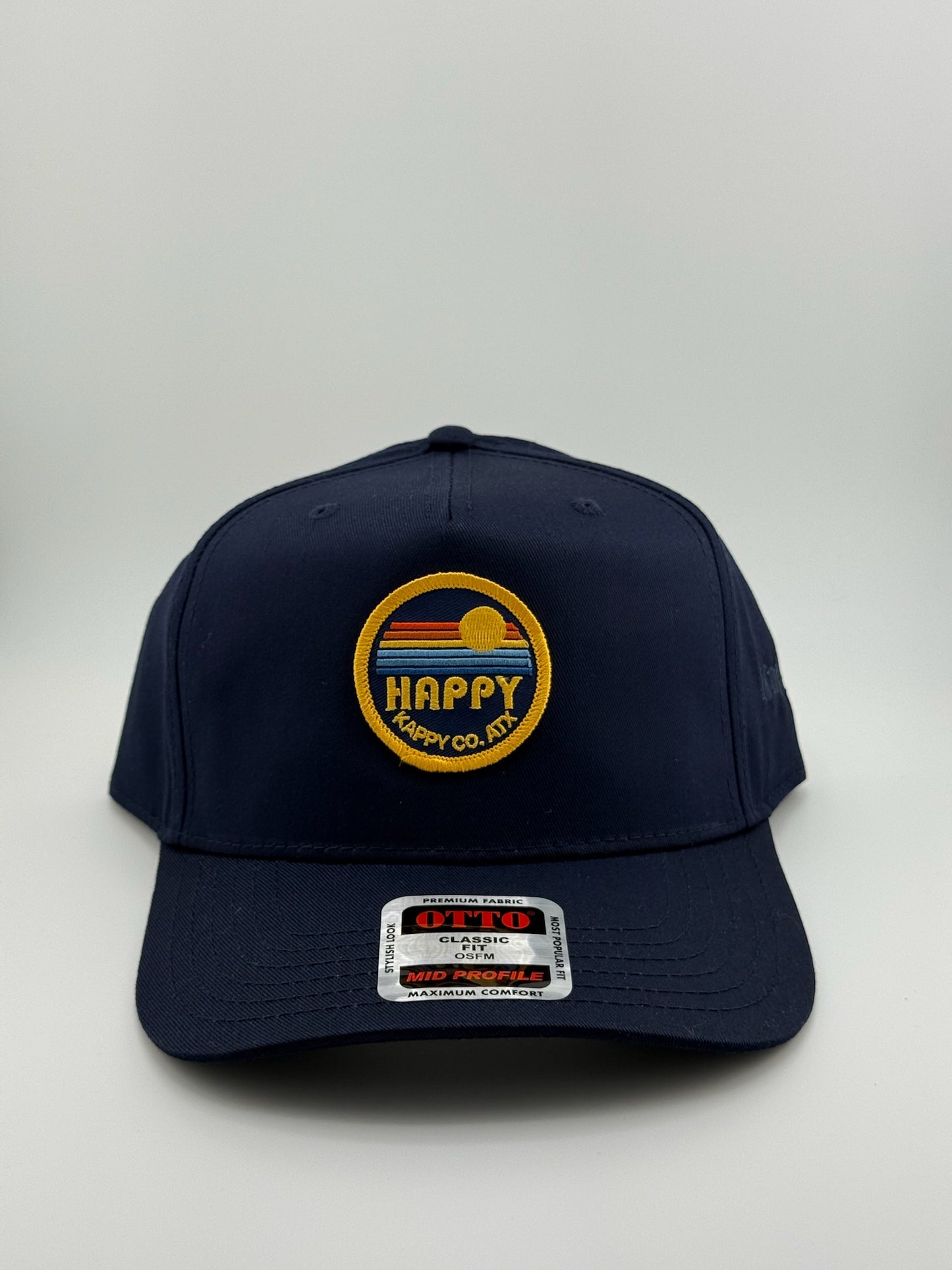Kappy Happy Patched Linen Trucker Hat