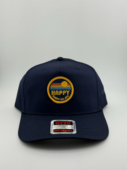 Kappy Happy Patched Linen Trucker Hat