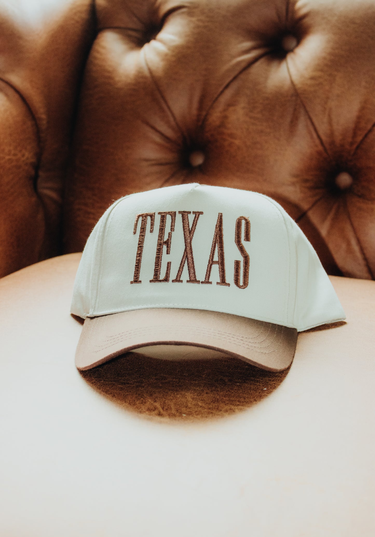 TEXAS Embroidered Linen Hats