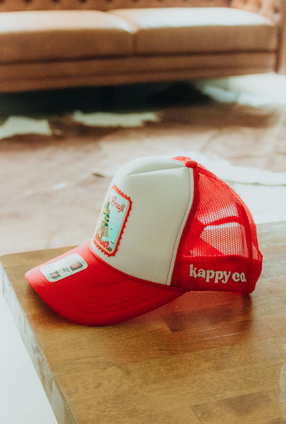 Amalfi Coast Patched Foam Trucker Hat