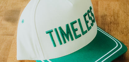 Timeless 3D Embroidered Linen Trucker Hat