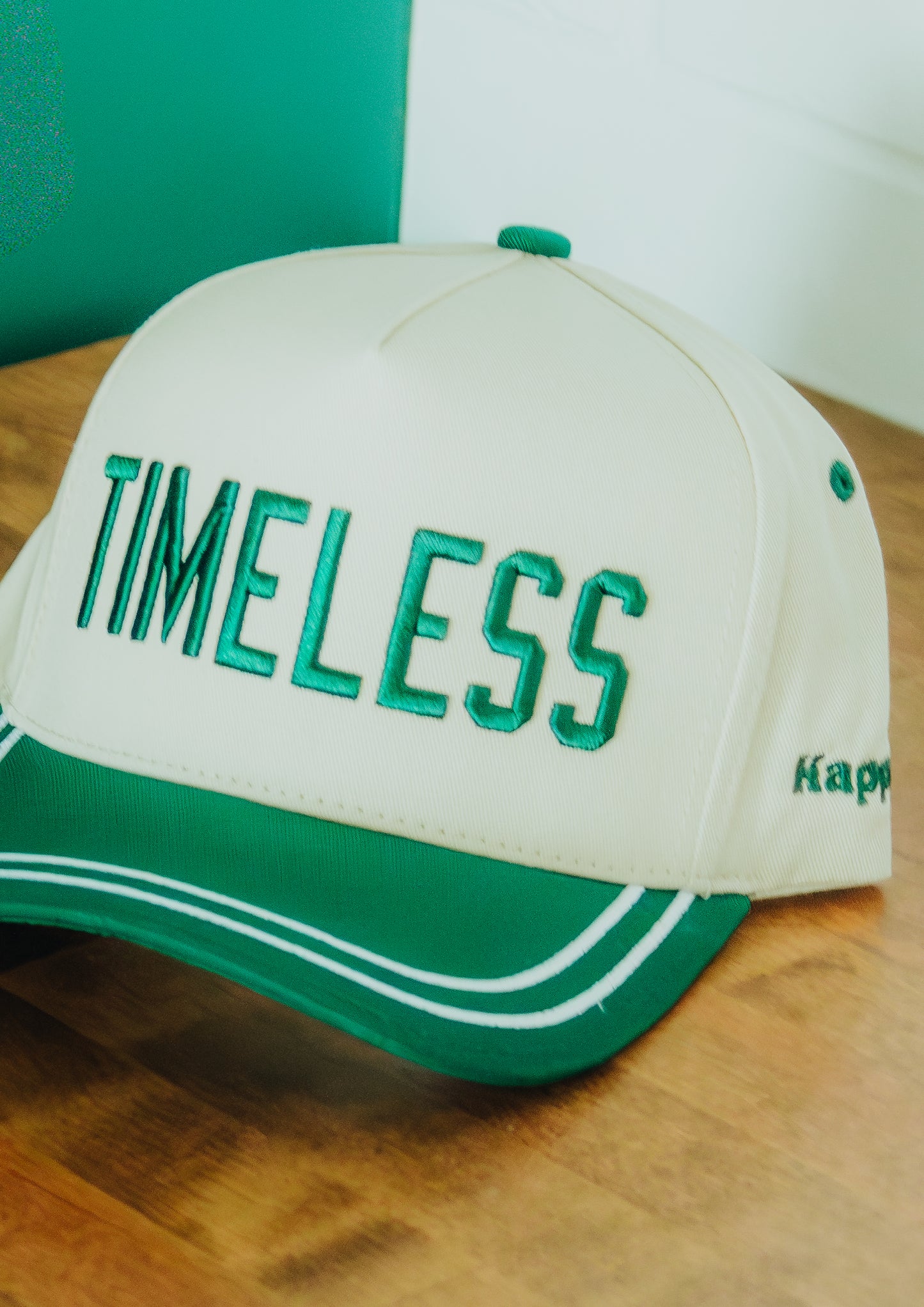 Timeless 3D Embroidered Linen Trucker Hat