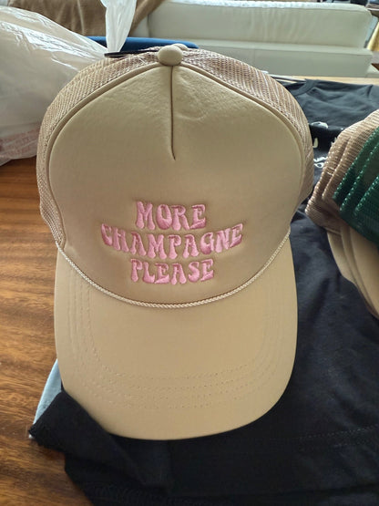 More Champagne Please Trucker Hat