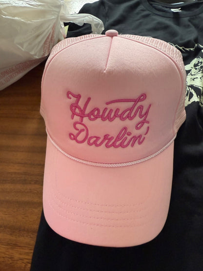 Howdy Darlin' Embroidered Trucker Hat