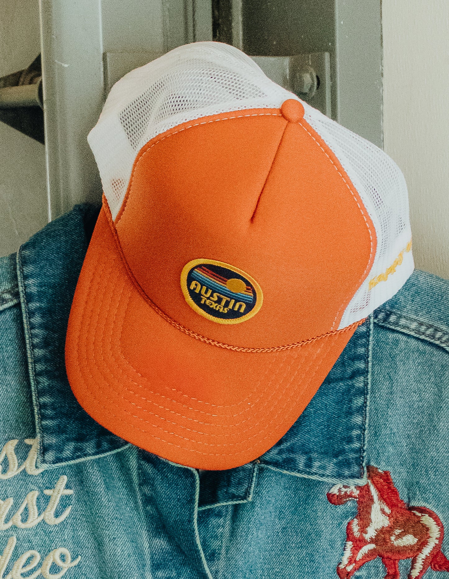 Austin Forever Retro Patched Foam Trucker Hat